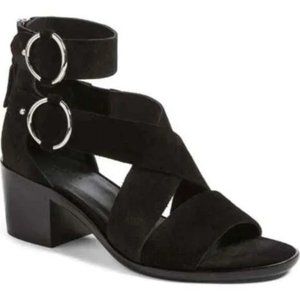 RAG & BONE MARI BLACK SUEDE GLADIATOR SANDALS SIZE 39/9